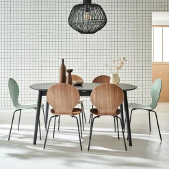 Uitschuifbare eettafel, 6-8 zitplaatsen, 160-210cm