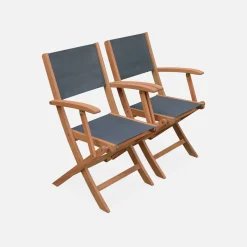 Uitschuifbare houten tuintafel met 8 stoelen