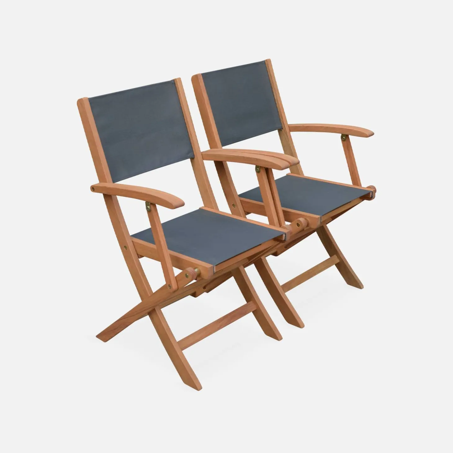 Uitschuifbare houten tuintafel met 8 stoelen