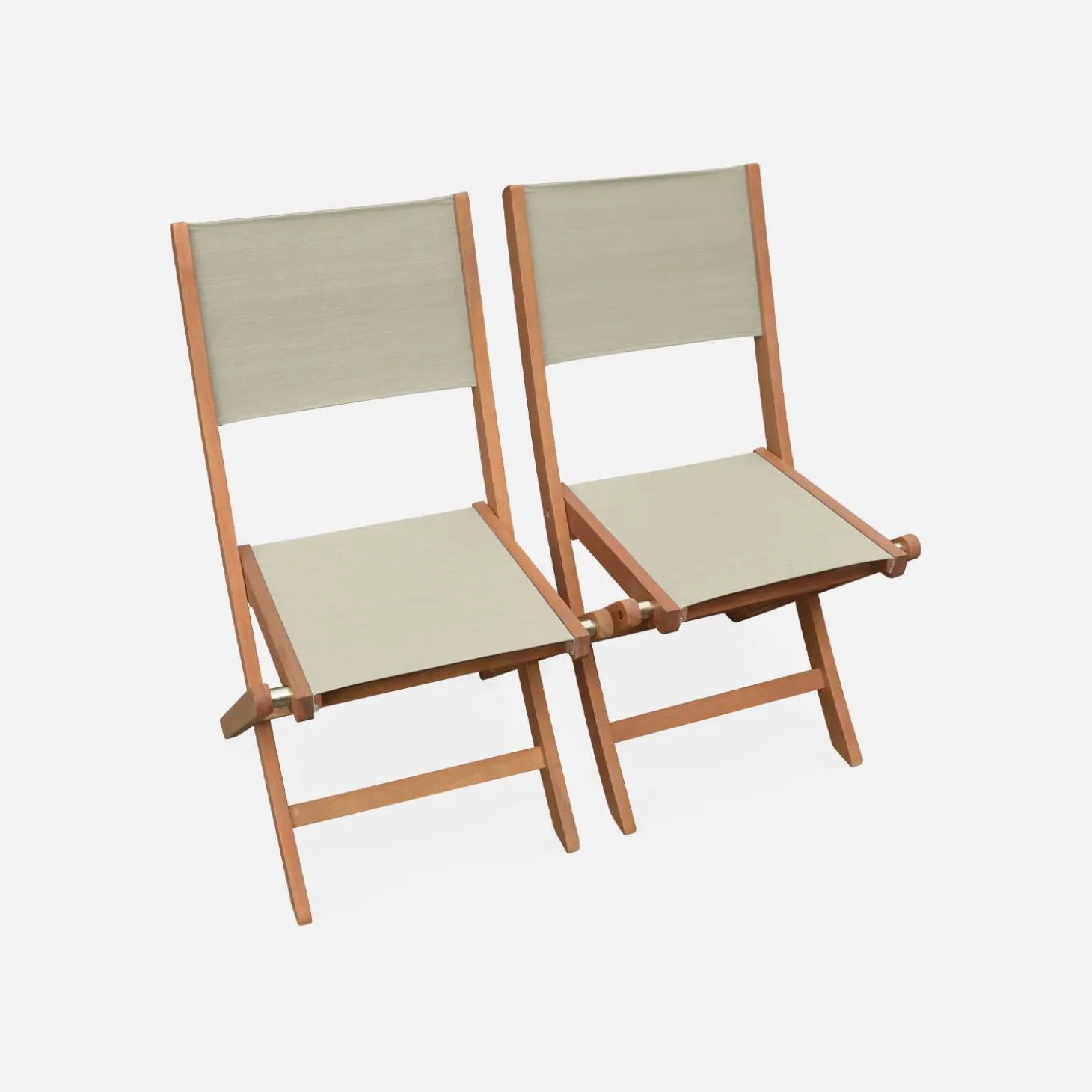 Uitschuifbare houten tuintafel met 8 stoelen