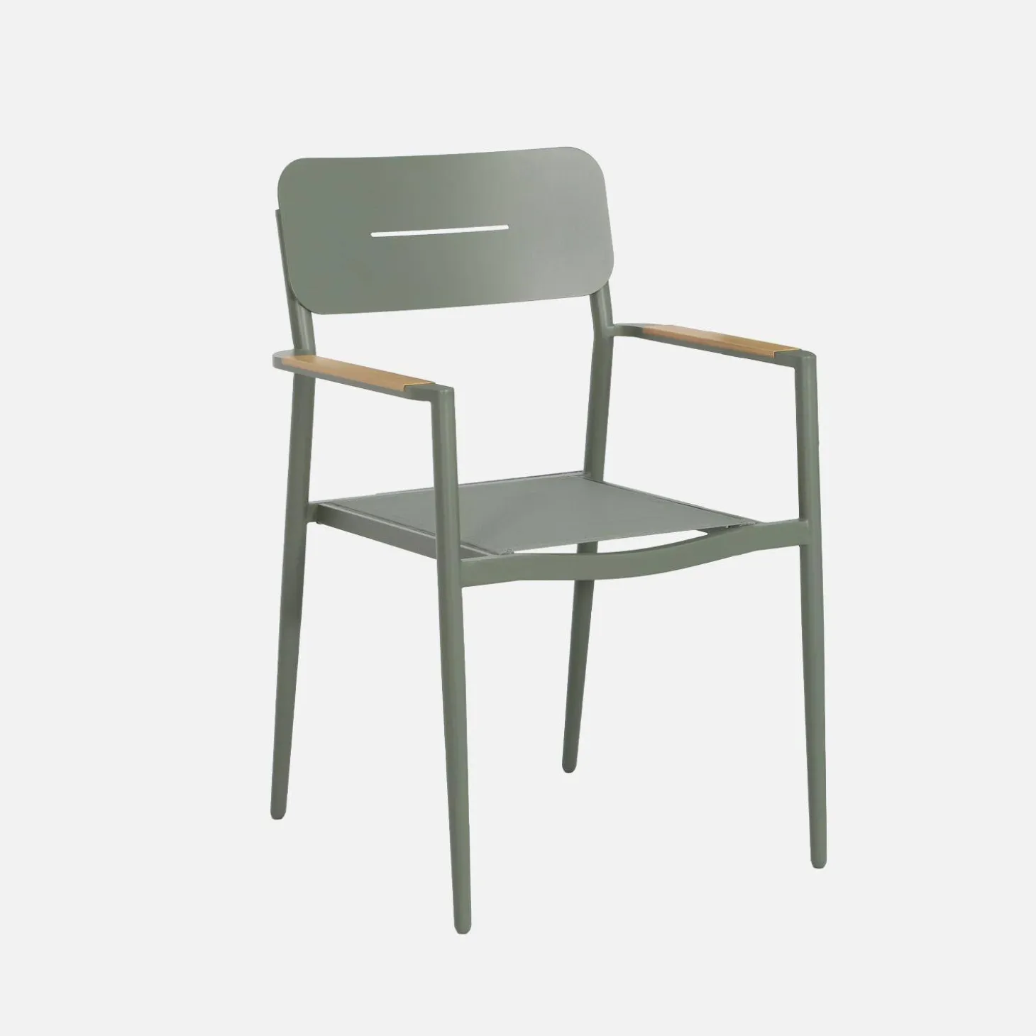 Uitschuifbare ovale tuintafel van aluminium en 8 stoelen