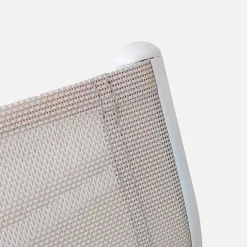 Uitschuifbare tuintafel met 10 stoelen aluminium