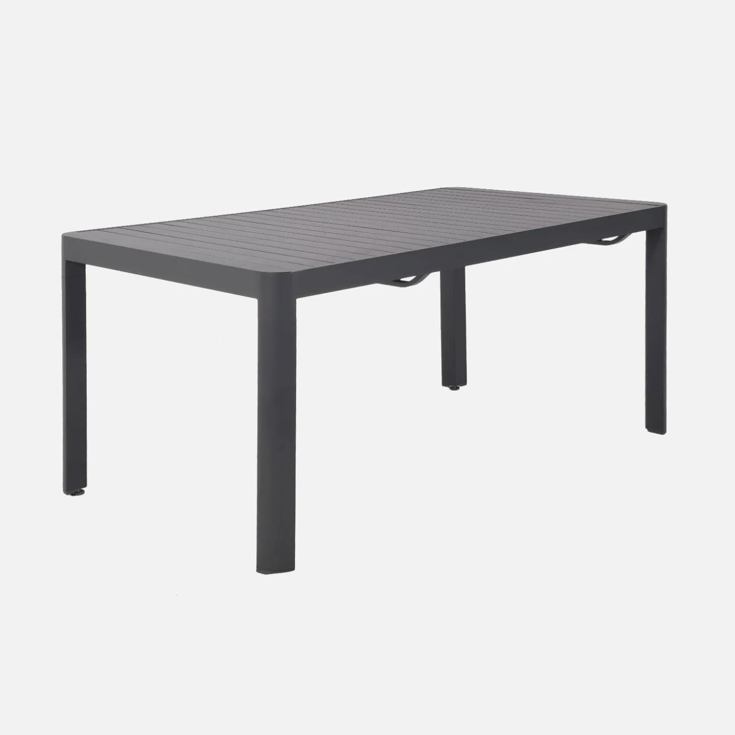Uitschuifbare tuintafel 6-10 plaatsen aluminium