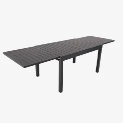 Uitschuifbare tuintafel 8 plaatsen aluminium