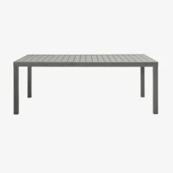 Uitschuifbare tuintafel 10-12 plaatsen aluminium
