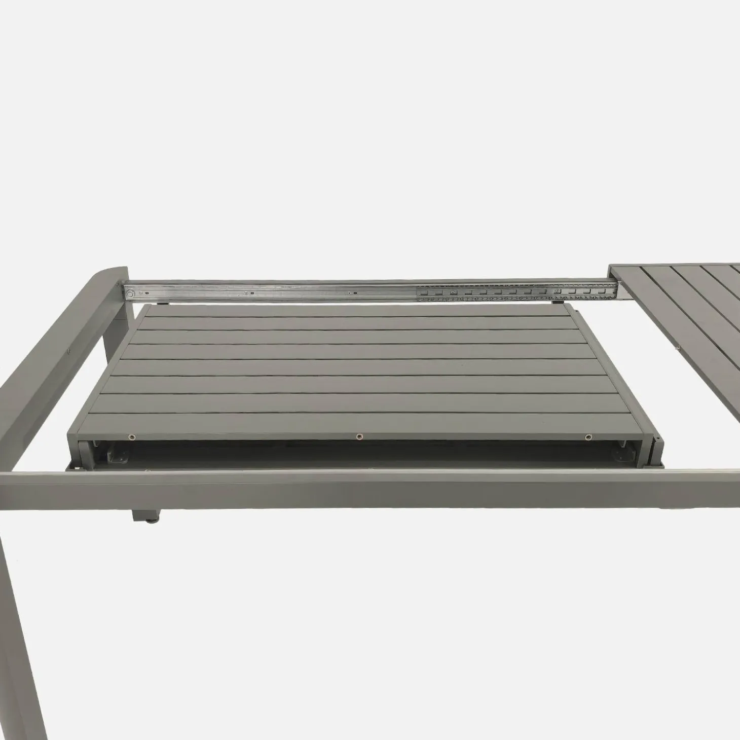 Uitschuifbare tuintafel 6-10 plaatsen aluminium