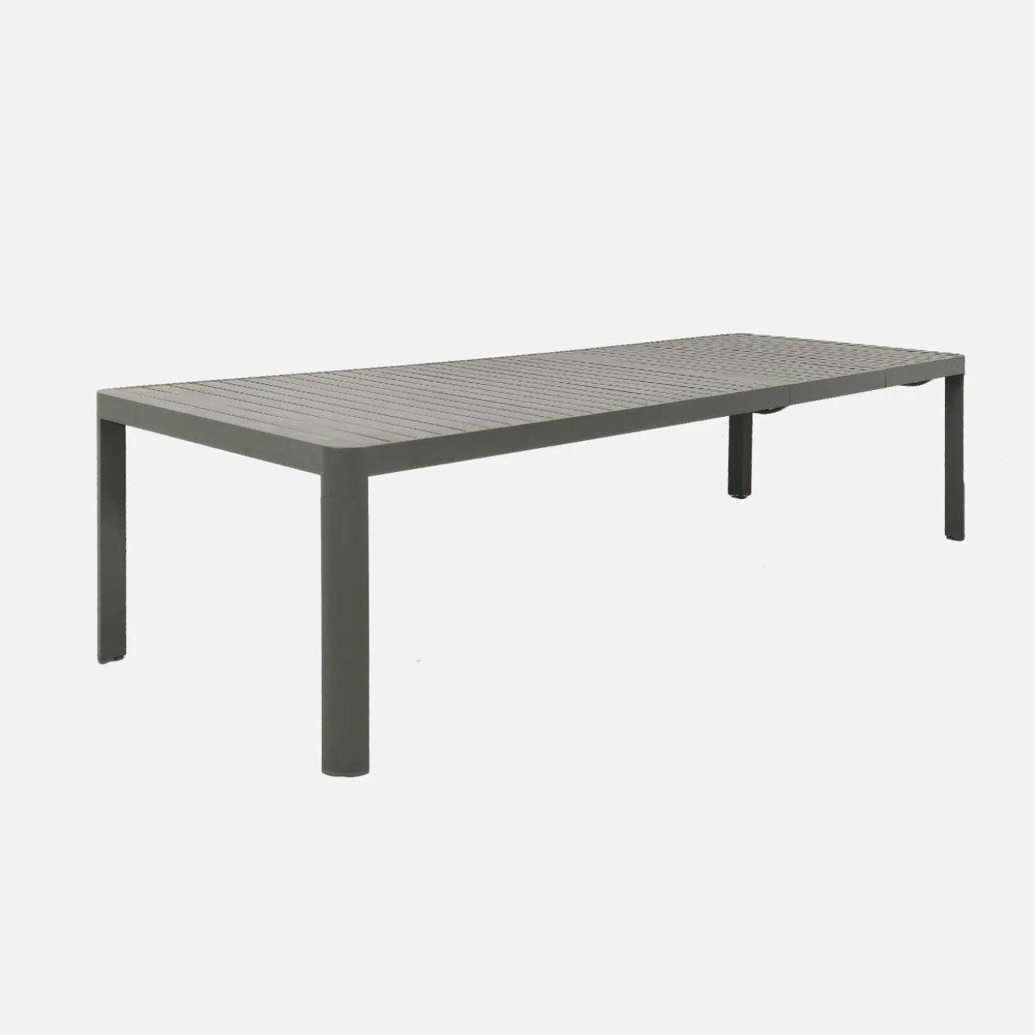 Uitschuifbare tuintafel 6-10 plaatsen aluminium