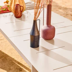 Uitschuifbare tuintafel van aluminium, 8 personen