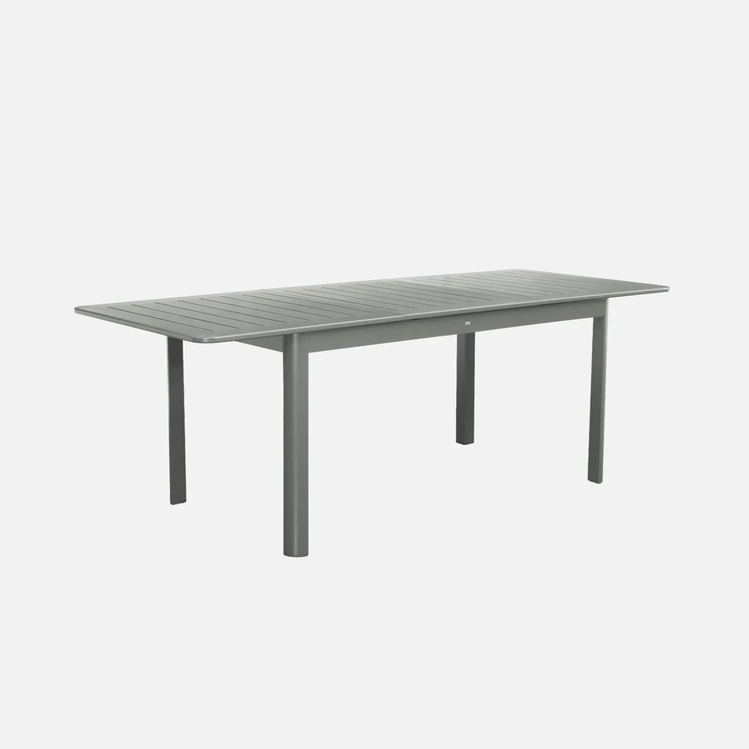 Uitschuifbare tuintafel van aluminium, 6 plaatsen