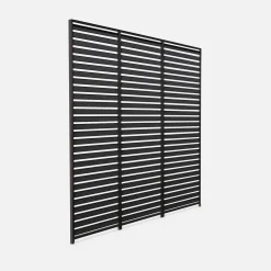 Vaste lamellenwand 130cm voor Triomphe pergola