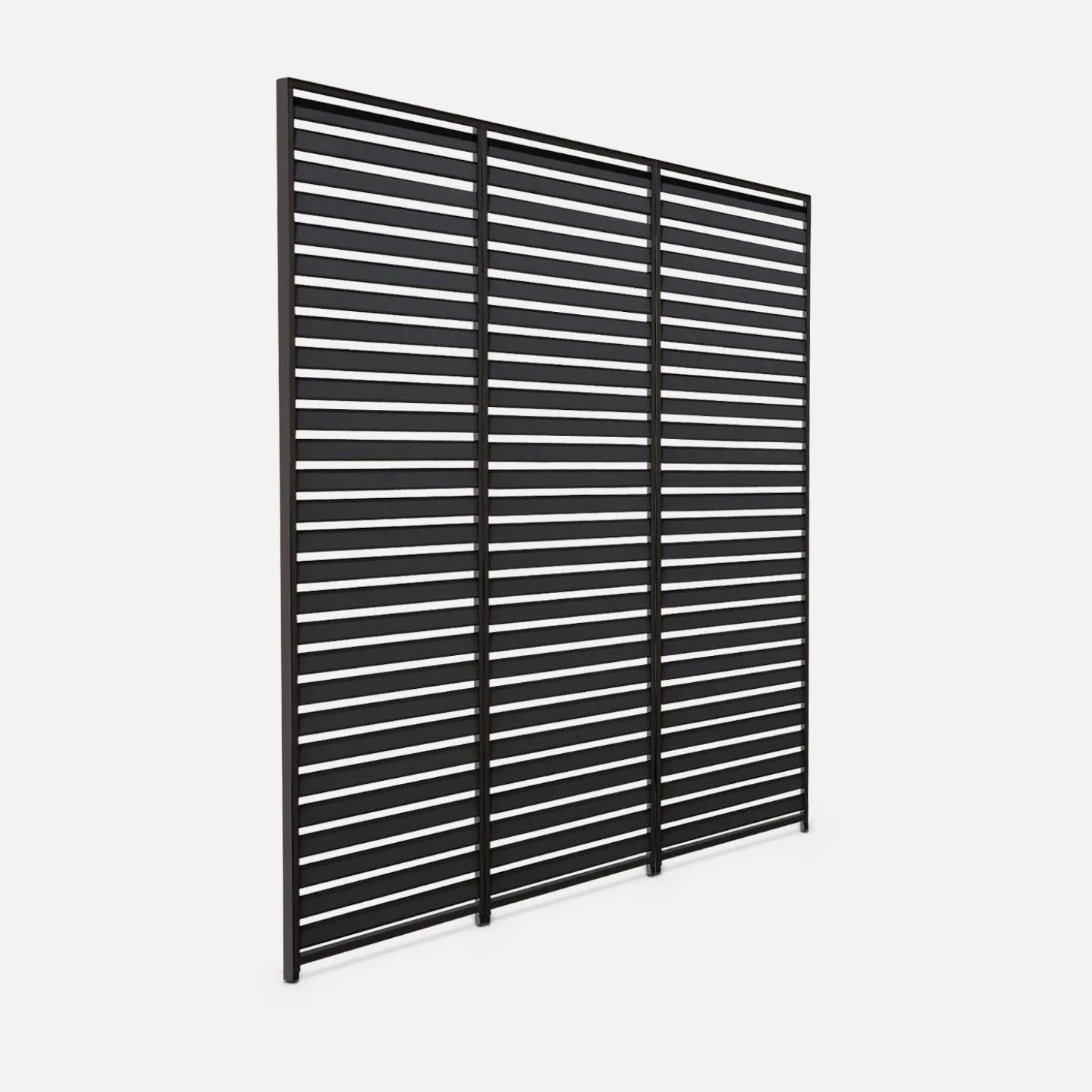Vaste lamellenwand 130cm voor Triomphe pergola