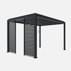 Vaste lamellenwand 100cm voor Triomphe pergola
