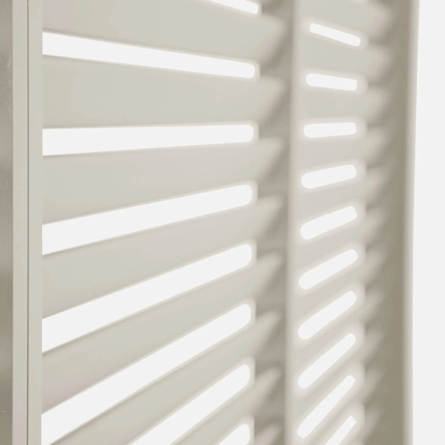 Vaste lamellenwand 130cm voor Triomphe pergola