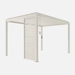 Vaste lamellenwand 100cm voor Triomphe pergola