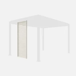 Vaste lamellenwand 100cm voor Triomphe pergola