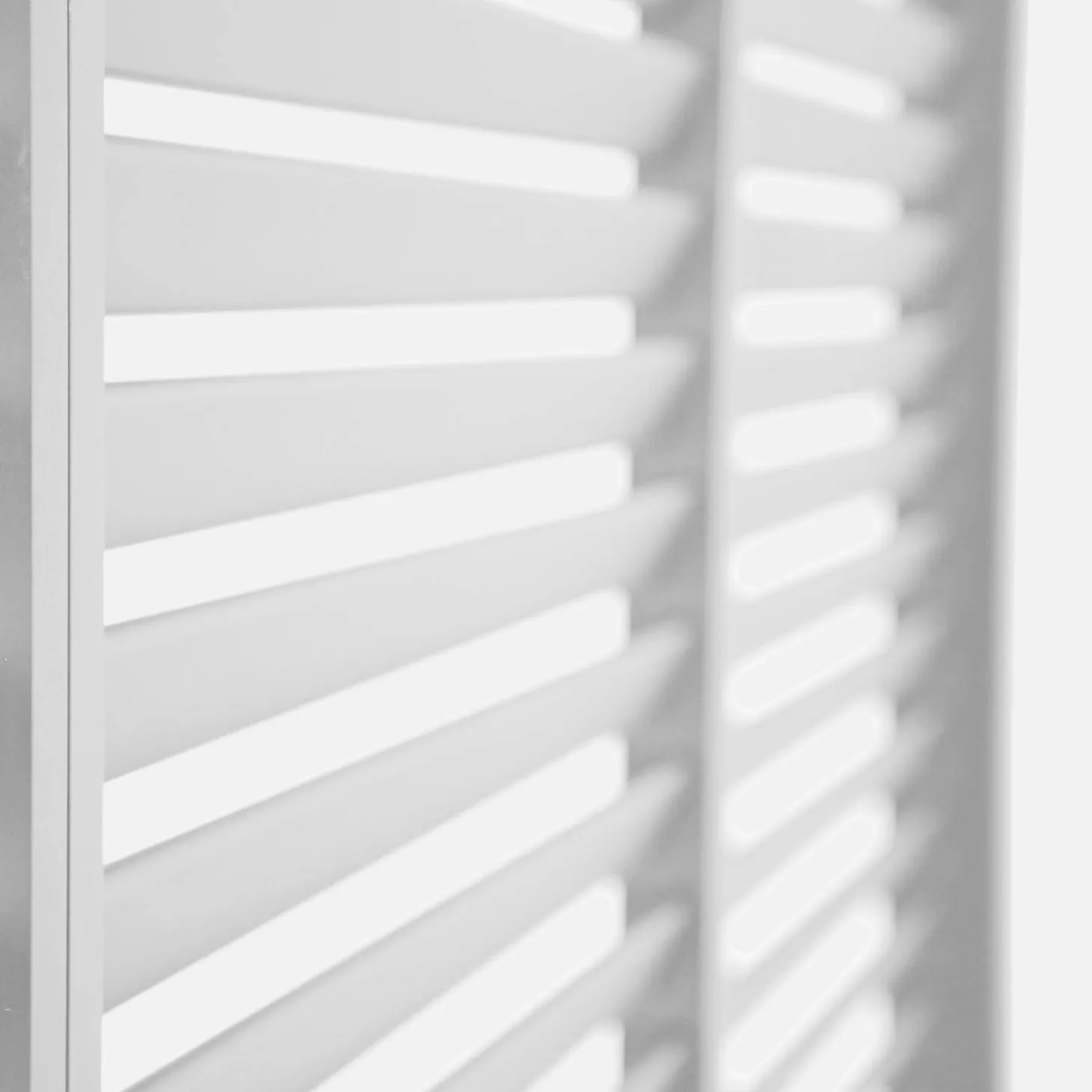 Vaste lamellenwand 130cm voor Triomphe pergola