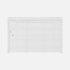 Vaste lamellenwand 130cm voor Triomphe pergola