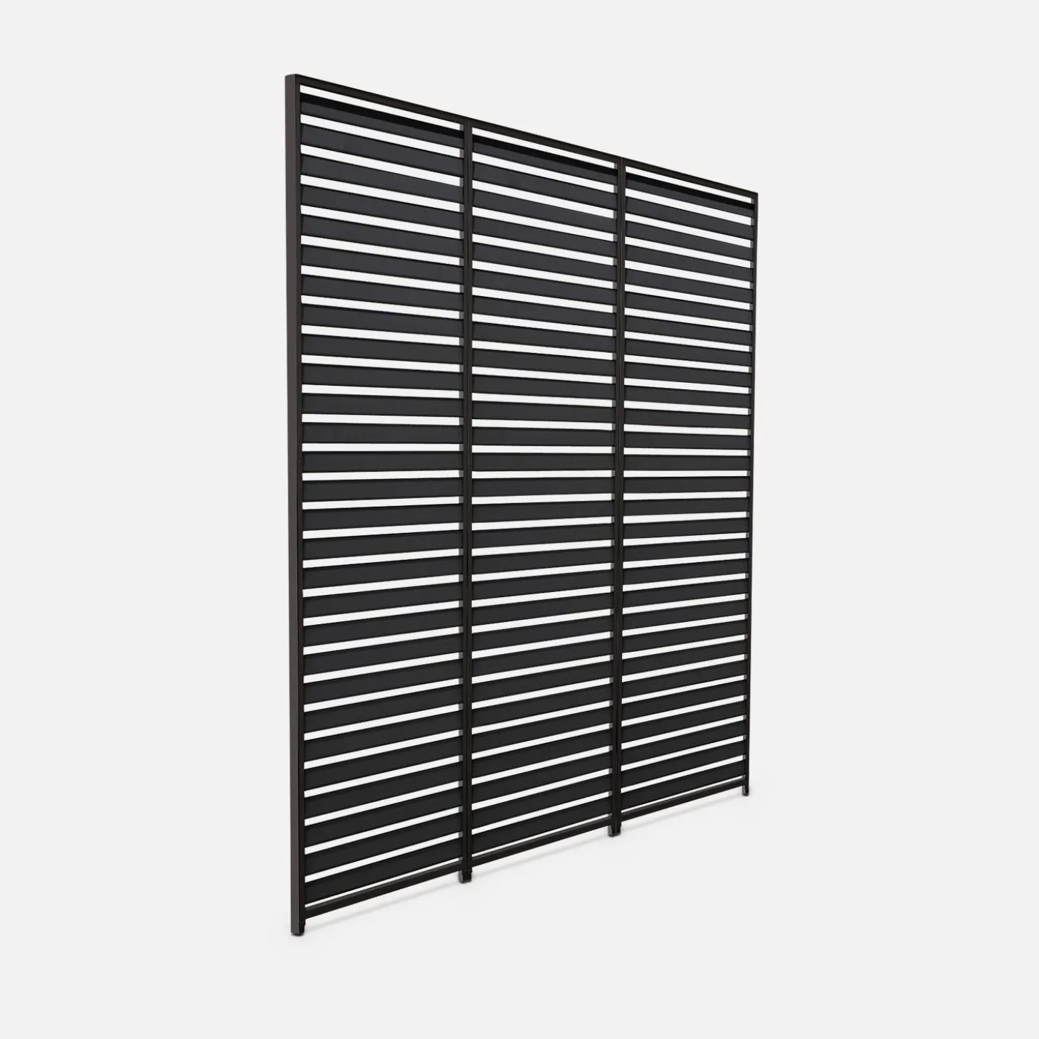 3 vaste lamellenwanden 100cm voor Triomphe pergola