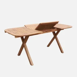 Verlengbare tuintafel van acaciahout voor 4-6 personen