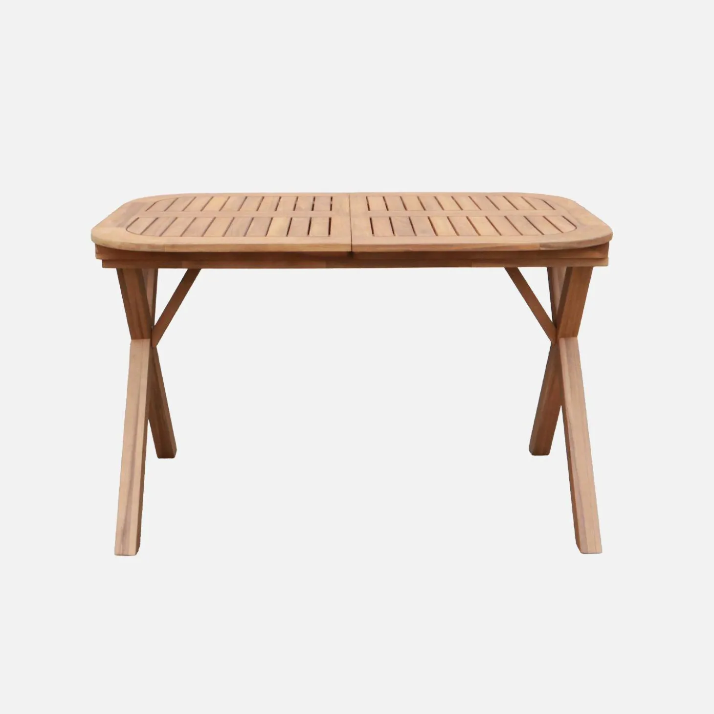 Verlengbare tuintafel van acaciahout voor 4-6 personen