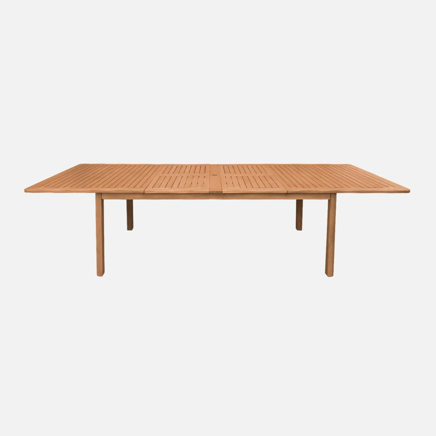 Verlengbare tuintafel voor 6-12 personen van eucalyptushout