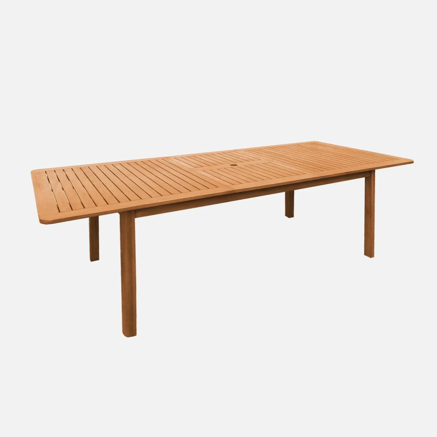 Verlengbare tuintafel voor 6-8 personen van eucalyptushout