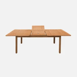 Verlengbare tuintafel voor 6-8 personen van eucalyptushout
