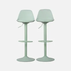 Verstelbare barkrukken 61,5/83,5cm kunstleer (set van 2)