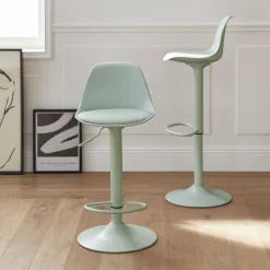 Verstelbare barkrukken 61,5/83,5cm kunstleer (set van 2)