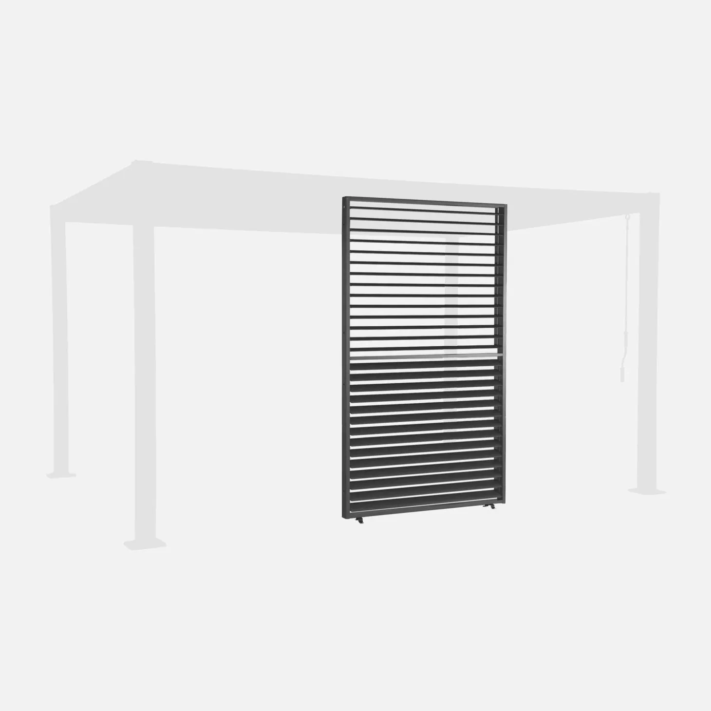 Verstelbare lamellenwand 130cm voor Palace pergola