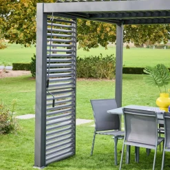 Verstelbare lamellenwand 100cm voor Palace pergola