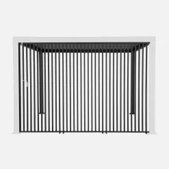 3 verticale lamellenwanden 130cm voor Triomphe pergola