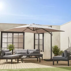 Vervangend parasoldoek zweefparasol 3x3m