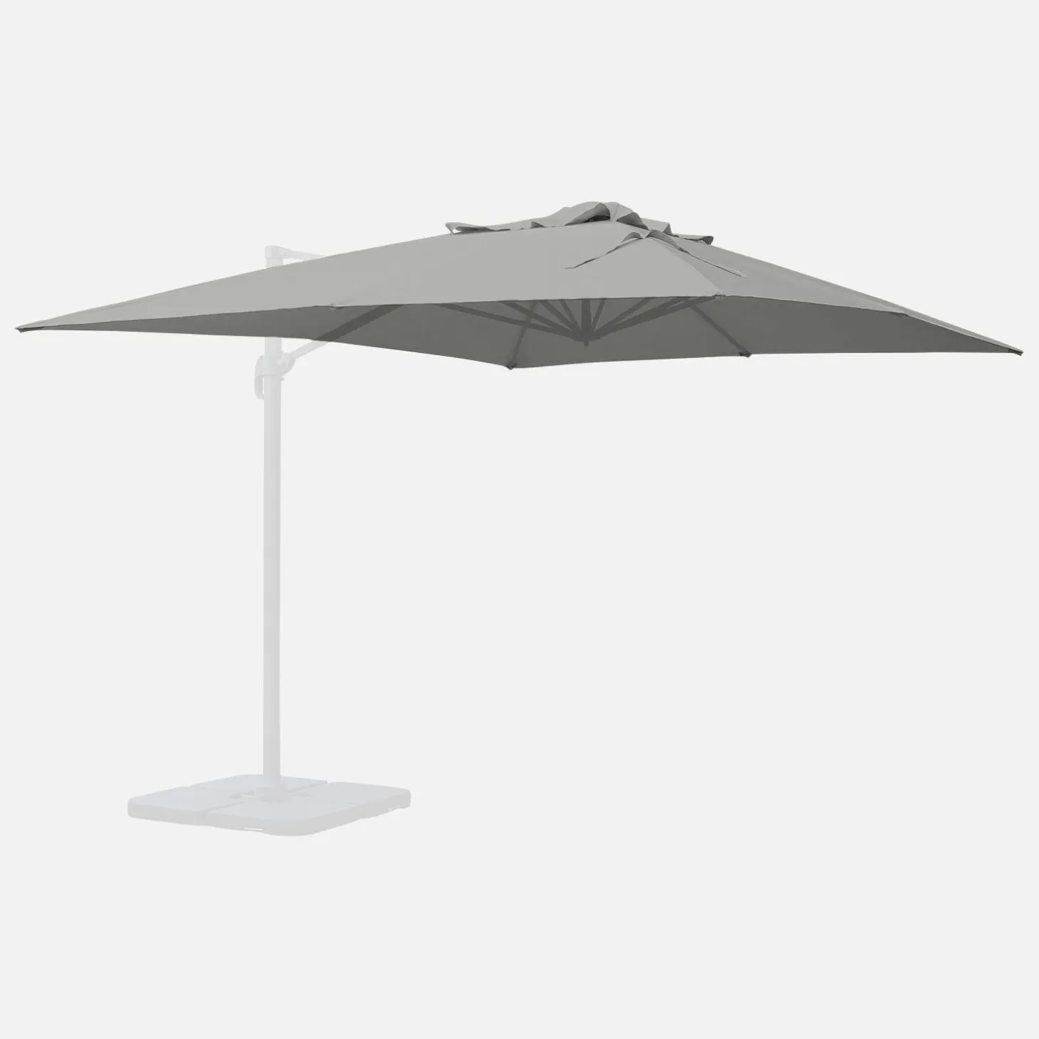 Vervangend parasoldoek zweefparasol 3x4m