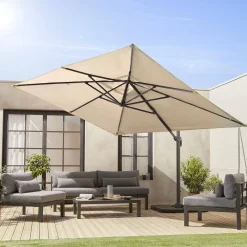 Vervangend parasoldoek zweefparasol 3x4m