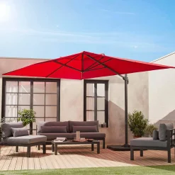 Vervangend parasoldoek zweefparasol 3x4m