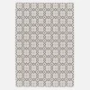 Vintage binnen-/buiten tapijt, crème, beige en blauw