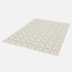 Vintage binnen/buiten tapijt, crème, beige en groen