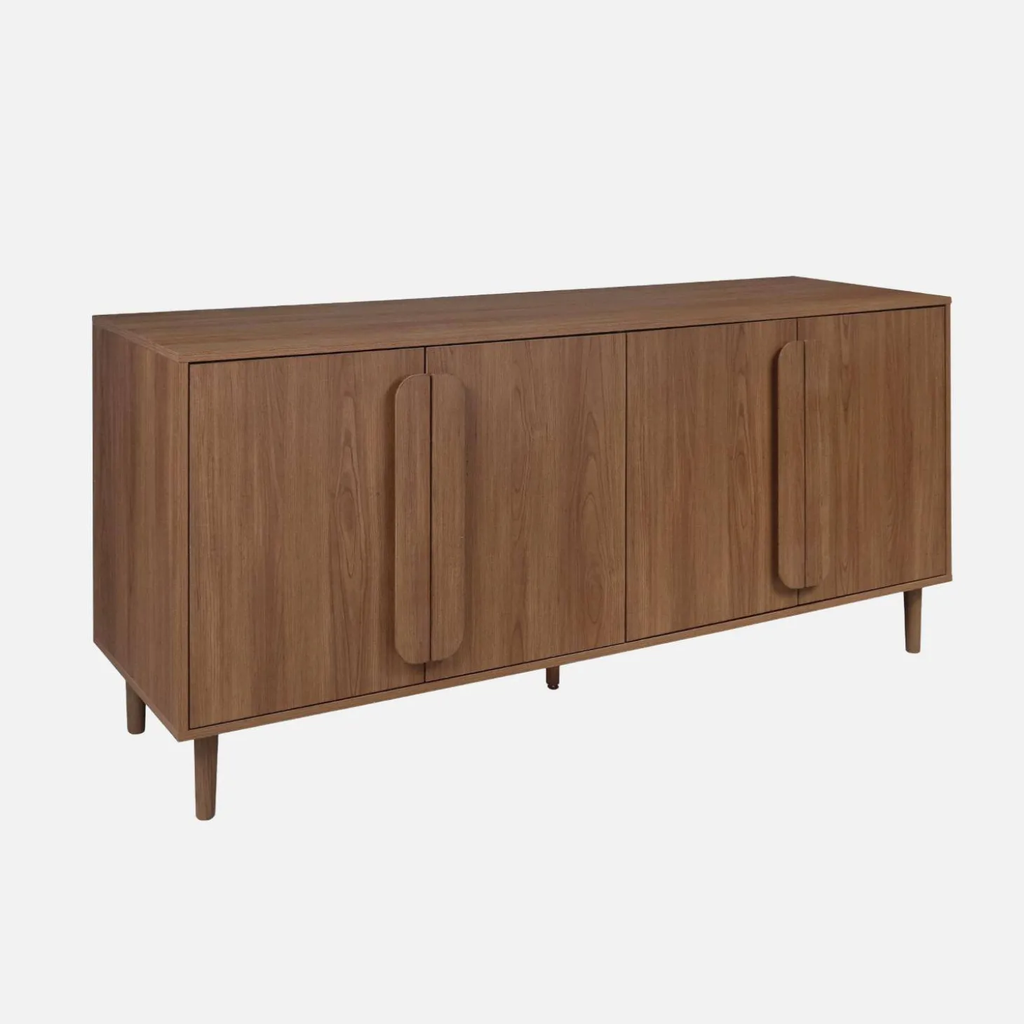 Vintage dressoir houtdecor 4 deuren 160cm
