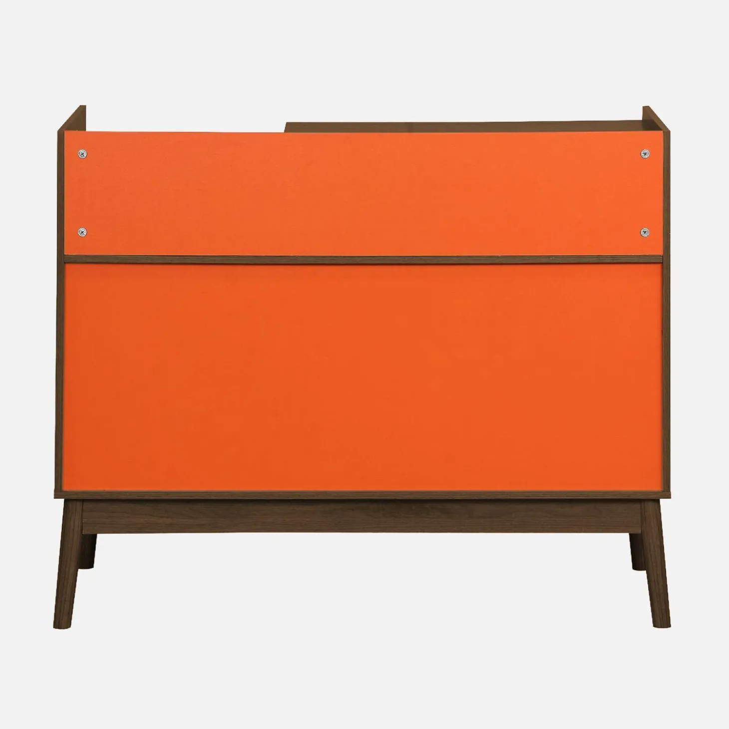Vintage platenspeler kastje tweekleurig 100cm