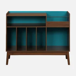 Vintage platenspeler kastje tweekleurig 100cm