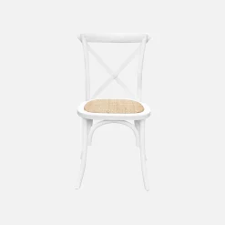 Vintage rubberhouten bistrostoelen (set van 2)