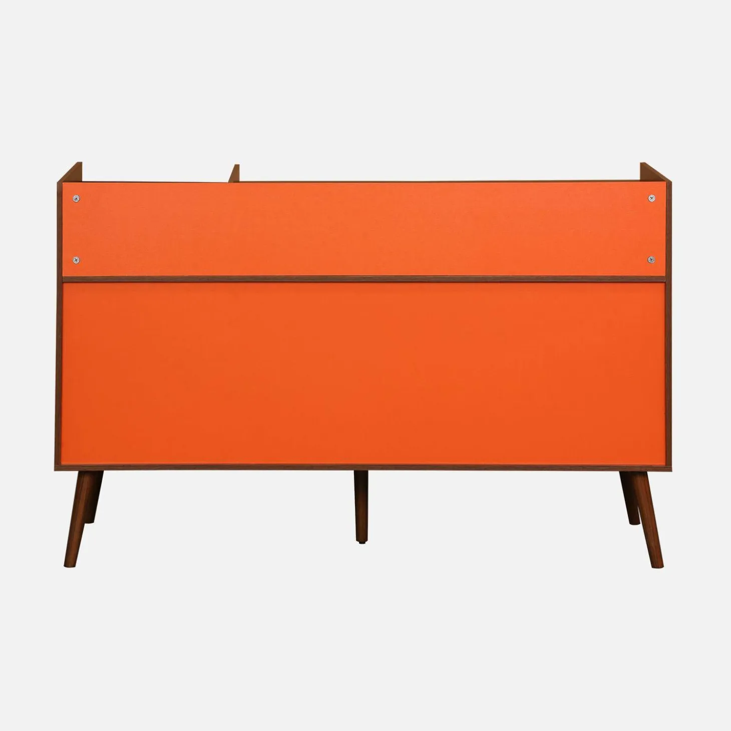 Vintage XL platenspeler kastje tweekleurig 130cm