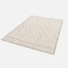 Vloerkleed met Berberpatroon beige en crème voor binnen