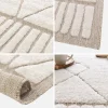 Vloerkleed met Berberpatroon beige en crème voor binnen