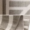 Vloerkleed met grafisch patroon taupe voor binnen