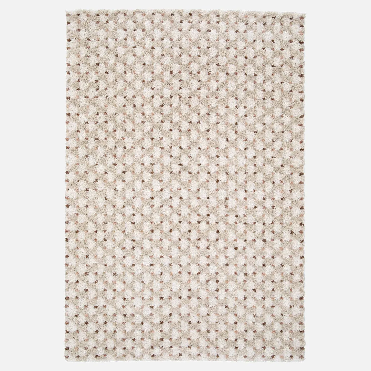 Vloerkleed met kleine motieven veelkleurig