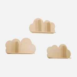 Wandplanken Cloud voor kinderkamer (set van 3)