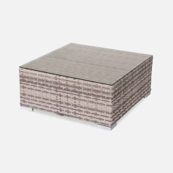 Wicker loungeset 5 plaatsen