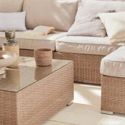 Wicker loungeset 8-10 plaatsen